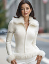 faux-fur-trimmed-two-way-zip-ribbed-knit-cardigan-1