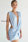 twist-plunging-bodycon-mini-dress