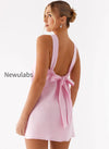 keira-linen-mini-dress-pink