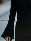 high-neck-bell-sleeve-ribbed-knit-sweater