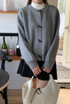 toggle-button-round-neck-cardigan