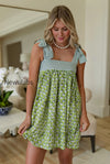 floral-stripe-patchwork-mini-boho-dress