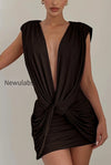 twist-plunging-bodycon-mini-dress