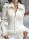 faux-fur-trimmed-two-way-zip-ribbed-knit-cardigan-1