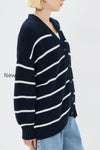 cotton-stripe-v-neck-cardigan