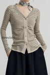 french-stripe-knit-cardigan