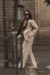 Stone/Black Command Pleat Trouser