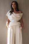 Buttercream Gleam and Glow Satin Top