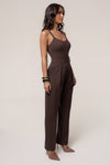 Chocolate Akito Ribbed Bodysuit