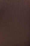 Chocolate Akito Ribbed Bodysuit