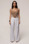 Camel Akito Ribbed Bodysuit