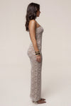 Cream Midnight Promise Lace Maxi Dress