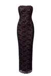 Black Midnight Promise Lace Maxi Dress