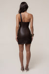 Chocolate Socialite Mini Dress