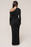 Black Opulent Metallic Bodysuit