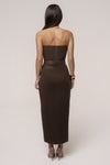 Chocolate All You Need Woven Corset