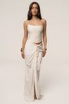 Natural Fenix Reversible Linen Corset