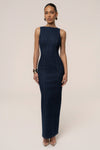 Dark Denim Sculpt Maxi Dress