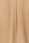 Beige Viv Satin Bustier Top