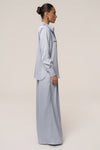 Blue Misty Button Up