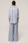 Blue Misty Button Up