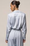 Blue Misty Button Up