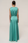 Aqua Amalia Satin Maxi Dress