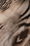 Brown Zebra Print Infinite Journey Maxi Dress