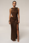 Bronze Luminous Metallic Bodysuit