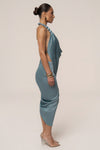 Seafoam Dolce Drape Dress