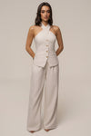 Ivory Always Ready Tailored Trouser