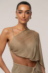 Gold Nocturne Draped Top