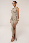 Gold Luminous Metallic Bodysuit