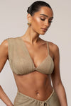 Gold Nocturne Draped Top