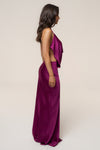 Fuchsia Delmara Cowl Maxi Dress
