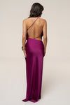 Fuchsia Delmara Cowl Maxi Dress