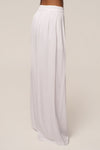 Ivory Clara Wide Leg Pleated Trousers