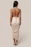 Champagne Dolce Drape Dress