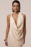 Champagne Dolce Drape Dress