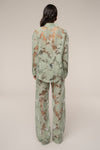 Sage Organza Floral Blouse