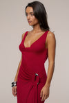Red Divine State Maxi Dress