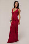 Red Divine State Maxi Dress