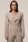Heather Beige Power Move Bodysuit