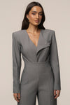 Heather Grey Power Move Bodysuit