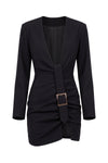 PRE-ORDER Black Own the Room Mini Dress