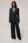 Black Social Club Pinstripe Pants