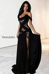 draped-off-shoulder-lace-slit-maxi-dress