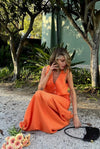 cotton-linen-vest-swing-skirt-set